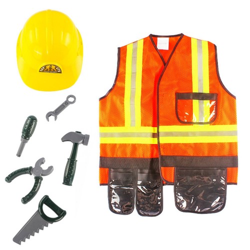 Costume operaio edile con - operaio,