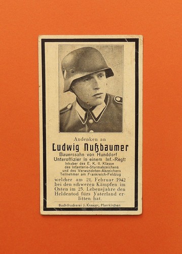German death card sterbebild - death,